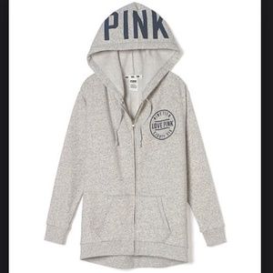 VS PINK boyfriend zip up